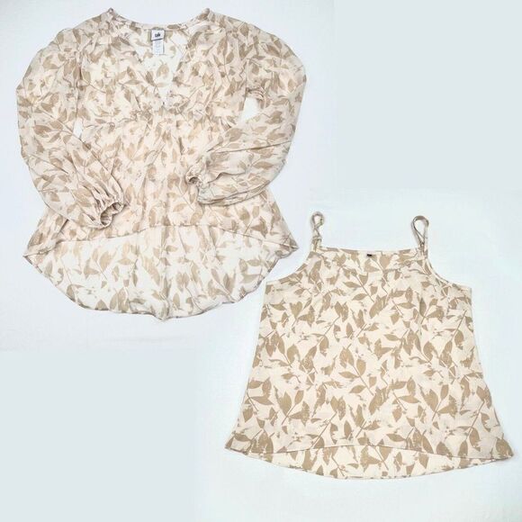 Cabi Couplet Blouse/Tank 2 Piece Set - Picture 2 of 13